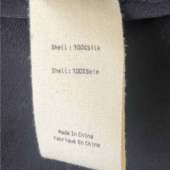 L'AGENCE Joah Wrap-Front 100% Silk Blouse Size S - Picture 11 of 13